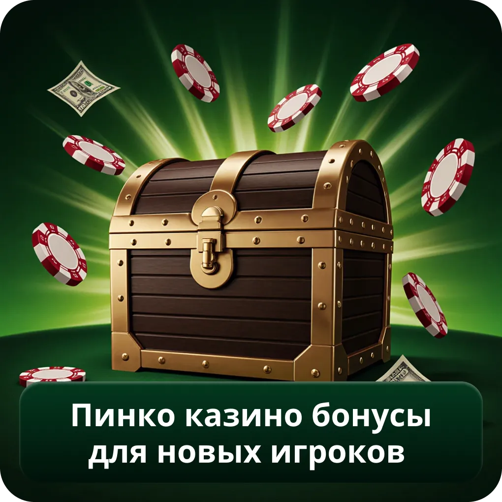 Пинко Казино Бонусы для новых игроков